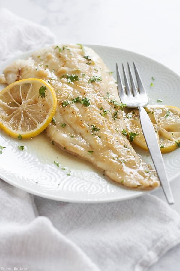 This Date Night Fish for Two with a Lemon Sherry Pan Sauce is such an easy date night recipe option! It works great with any white fish and is the best way to use a few simple ingredients to create a healthy and delicious treat for dinner with the person you love. This is perfect for Valentine's Day!
