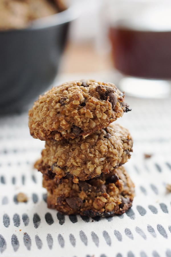 These Peanut Butter and Banana Breakfast Cookies are a healthy and delicious grab-and-go breakfast option. They're seriously so easy to make without any flour or added sugar. These are the best, guilt-free way to start your day and are great for kids as well!