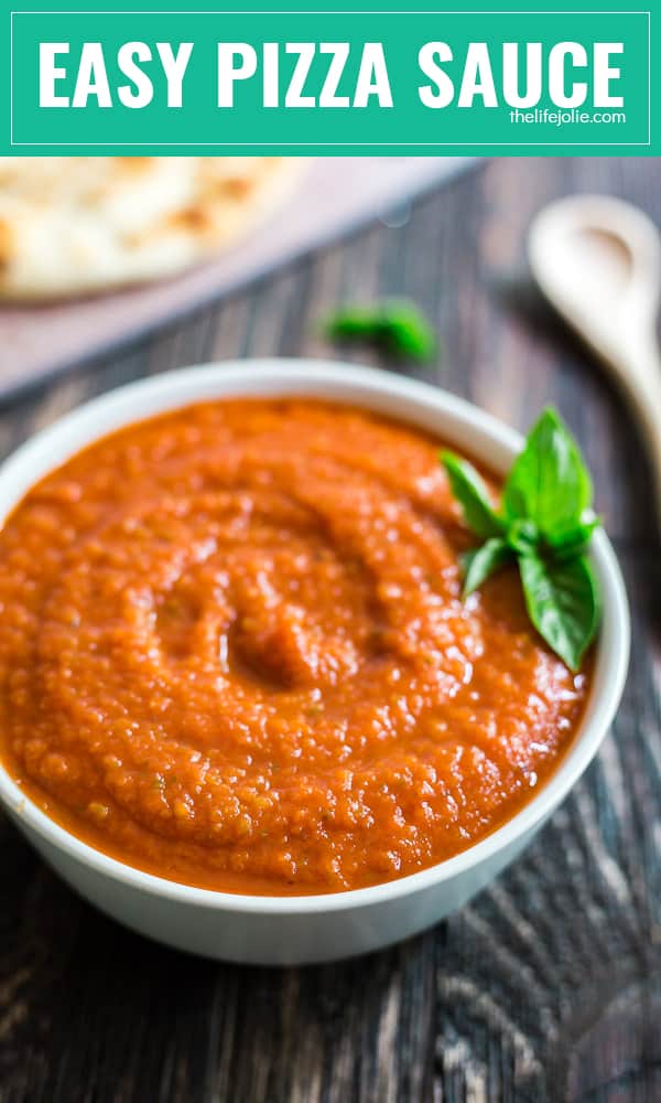 This homemade, easy Pizza Sauce is an authentic family recipe that's as quick as it is delicious! It's the best alternative to jarred sauce and uses simple ingredients to build a ton of great flavor.